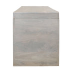 Banc Karson en bois massif blanc sable par East at Main