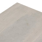 Banc Karson en bois massif blanc sable par East at Main