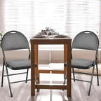 2/4 Pack Folding Chairs Portable Padded Office Kitchen Dining Chairs
