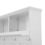 Meuble d'entrée 4-en-1 Merax avec banc de rangement