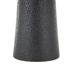 Table d'appoint en métal faite à la main avec plateau en corde - Noir - Roche River Decor