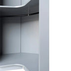 Armoire d'angle Polygon avec rangement suspendu
