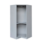 Armoire d'angle Polygon avec rangement suspendu