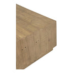 NADAAL STUDIOS Niall, Table basse carrée en bois, Marron - 31.5 X 31.5 X 16